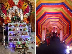 Puja Setup & Mandap Decoration (Navratri)