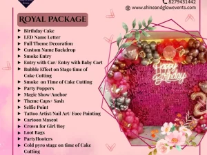 Grand Luxe Celebration Package