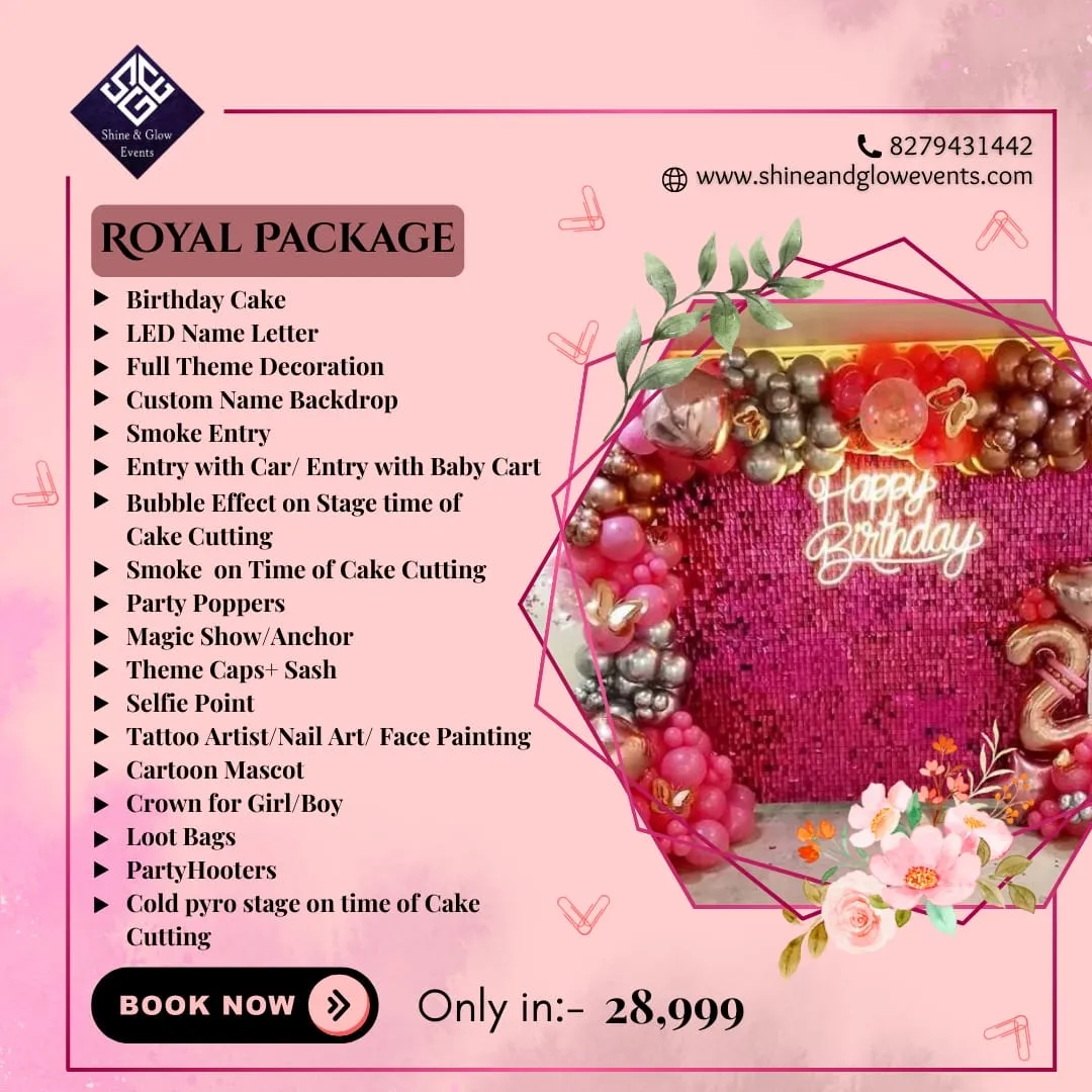 Grand Luxe Celebration Package